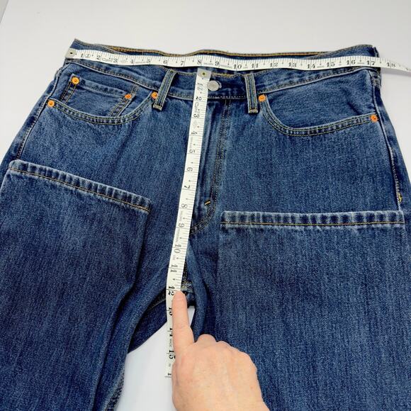 Levis 550 Jeans Relaxed Straight 34x34 Stonewash 4886 Cotton Casual Retro Skater - Picture 6 of 16